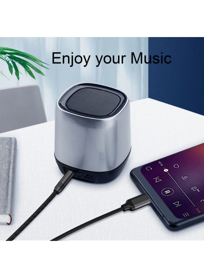 إيغويل كابل AUX إلى USB C، USB C إلى مقبس صوت AUX 3.5 مم، متوافق مع أنظمة الصوت في السيارة لـ iPhone 17 16 Pro Max 15 Pro Max، Samsung Galaxy S24 S23 S22 S21 Note 20، Pixel 4 5 XL، iPad Pro، 2 متر، 2 عبوة. - Image 2
